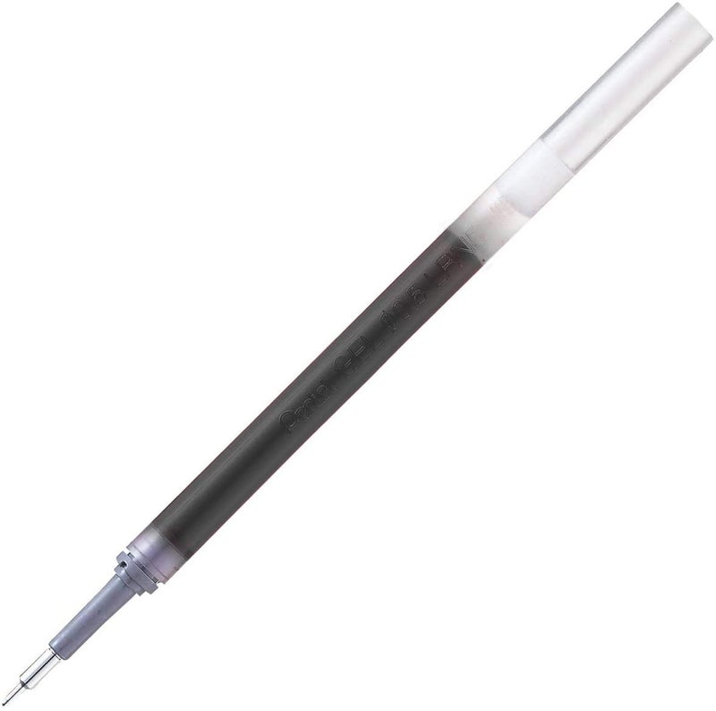 Pentel LRN5ABX Gel Pen Refills, f/EnerGel, 0.5mm, Needle Tip, 12/BX, BK Ink - Image 2